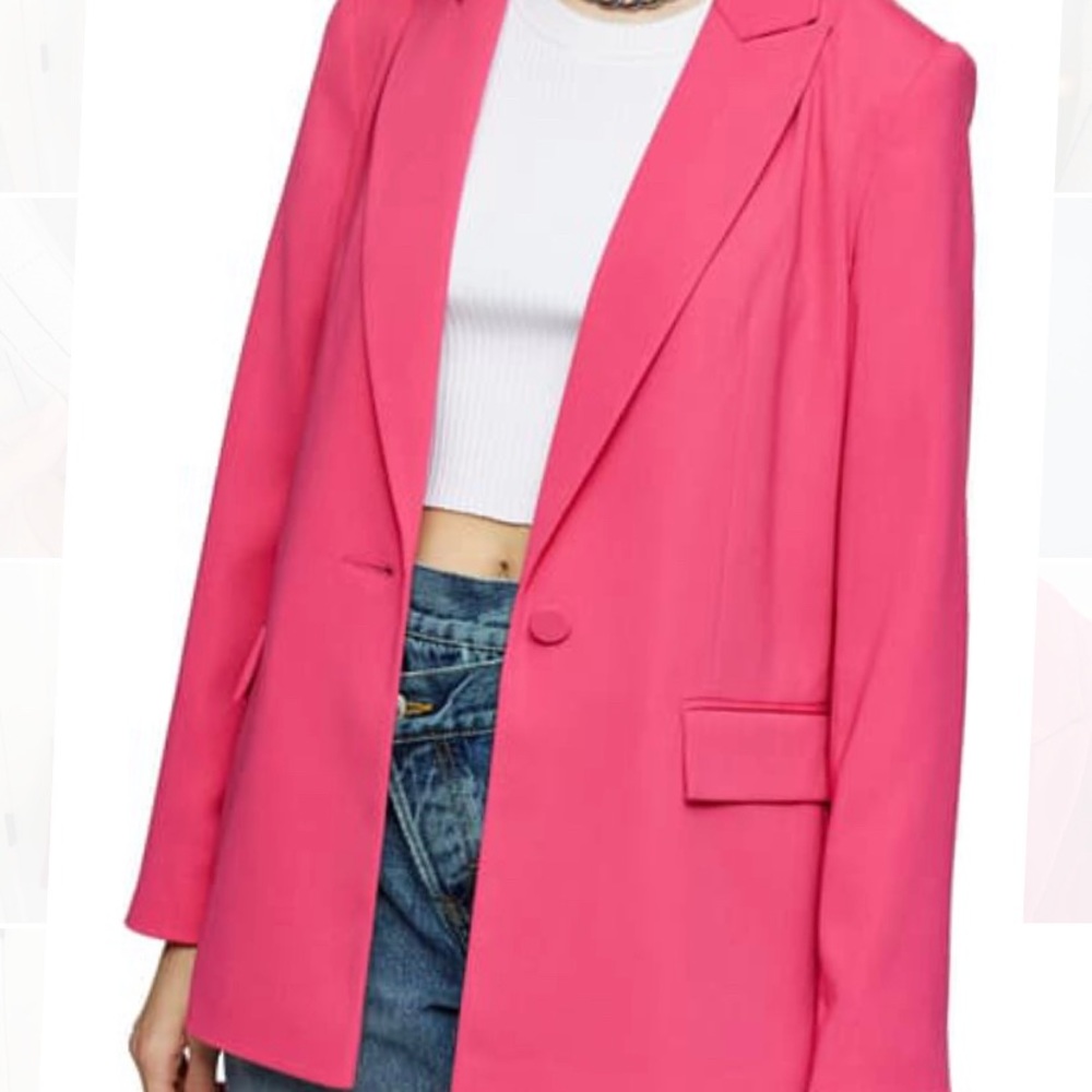 Topshop Pink Blazer